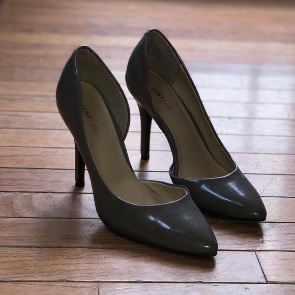 Greyish Brownish Just Fab stilettos - Picture 2 of 4